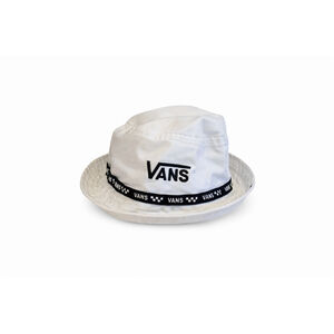 Vans White Bucket Hat Off The Wall Logo Cotton Skate Streetwear